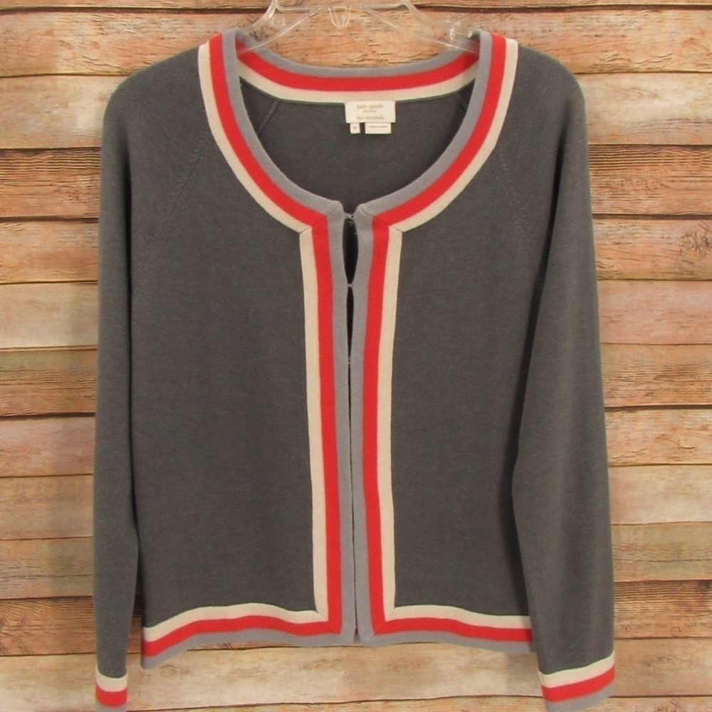 Kate Spade Front Hook And Loop Sweater M - image 1